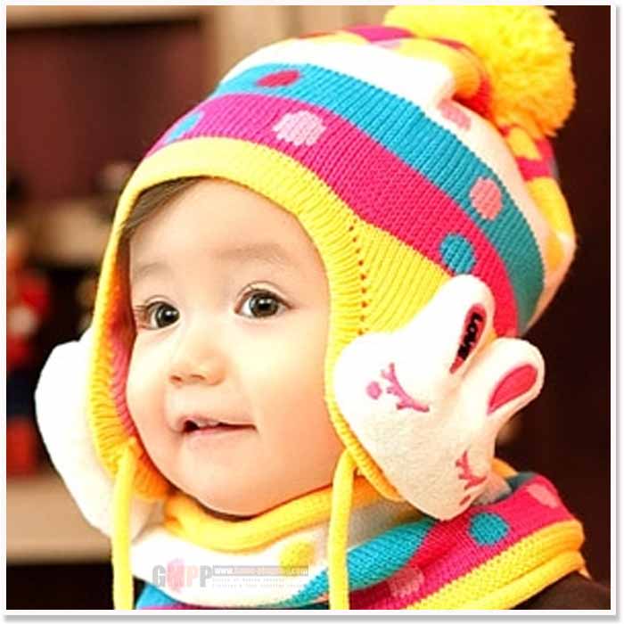 หมวกกิมจิ หูกระต่าย (หมวก + ผ้าพันคอ) น่ารักม๊ากก ส่งตรงจากเกาหลีเลยจ๊ะ