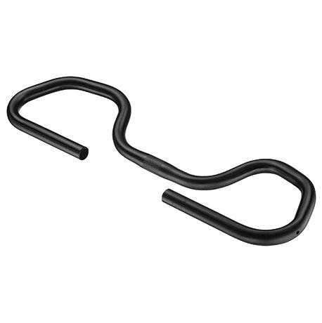 แฮนด์ผีเสื้อ ZOOM TOURING ,MTB-AL-181/ISO-C ,25.4mm(ไม่ Oversize) สีดำ กว้าง 600mm.