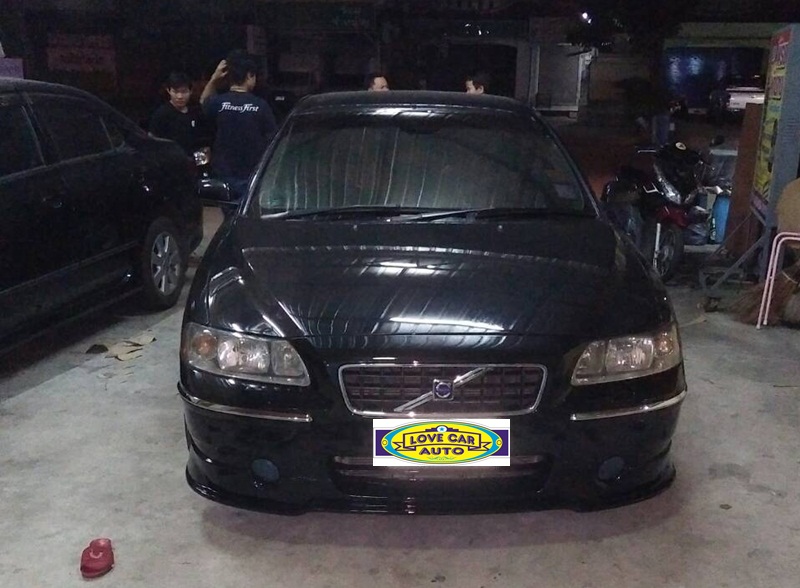พรมรถยนต์ Volvo S60 2006 พรมไวนิลดักฝุ่นสีน้ำตาล เข้ารูป