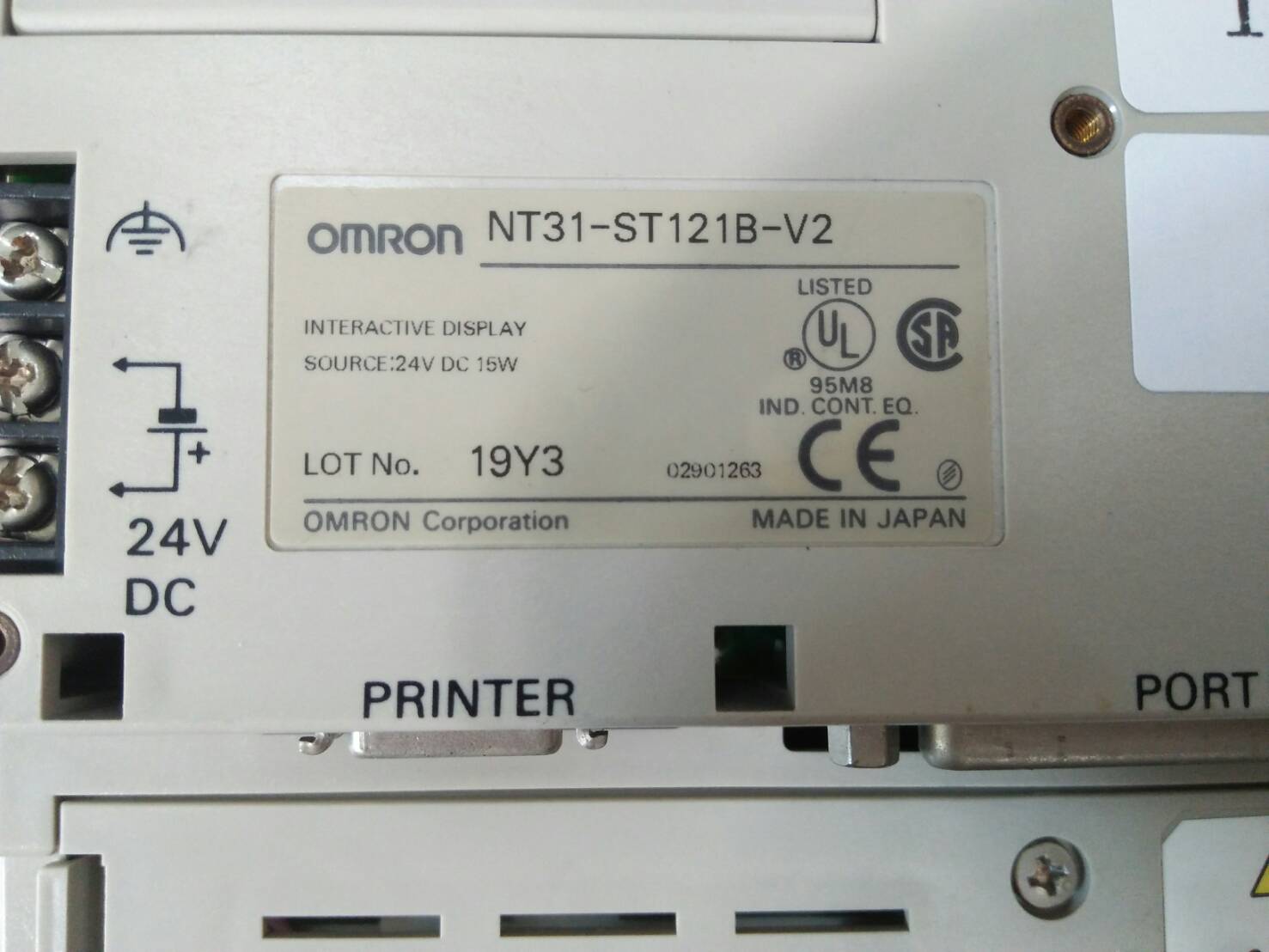 LCD TOUCH SCREEN “OMRON ” รุ่น NT31-ST121B-V2