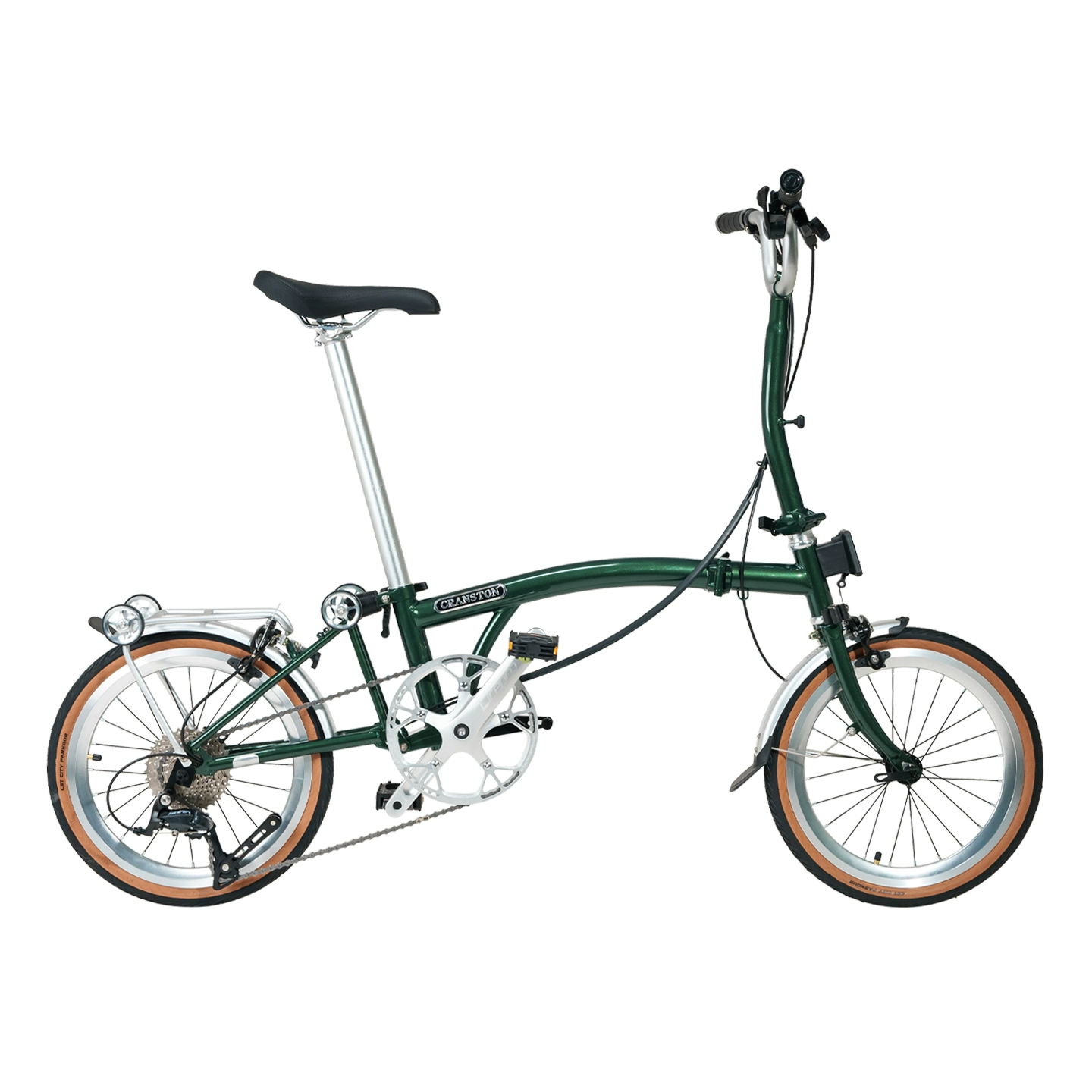 จักรยานพับ Cranston R9 16 นิ้ว 9 สปีด น้ำหนักเบา 12.5kg พับ 3 ทบ ดีไซน์เรโทร 16 สี — ปั่นในเมือง ปั่นไปทำงาน สะดวกพกพา