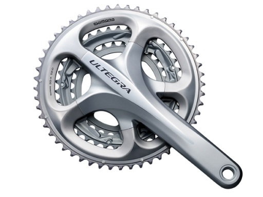 จาน 3 ชั้น รุ่น FC-6703-G สีเทา, 52-39-30T, 172.5MM ไม่มีกะโหลก