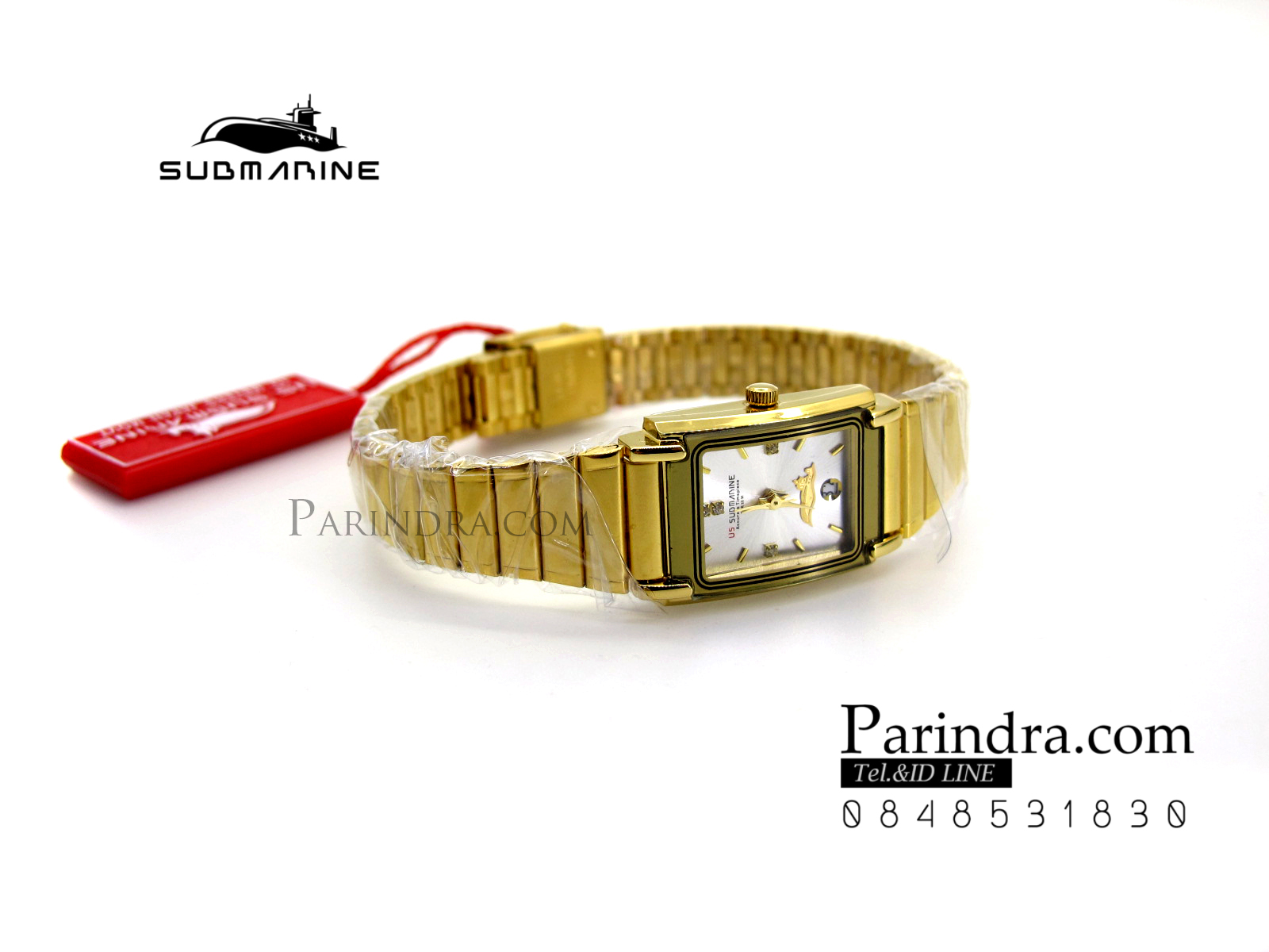 นาฬิกา U.S. submarine รุ่น S1002L สายทองหน้าเงิน