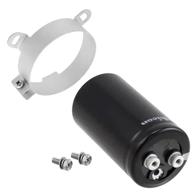 C คาปาซิเตอร์ 6800uF 400V 5000hrs 85°C Size 76.2x130mm ระยะห่างขา 44.5mm Nichicon
