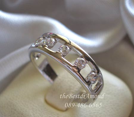 BR038RD+++แหวนแถวแบบโปร่ง+++โดนใจทุกวัย ทันสมัย ดีไซน์สวยเก๋ ดูโปร่งดีค่ะ