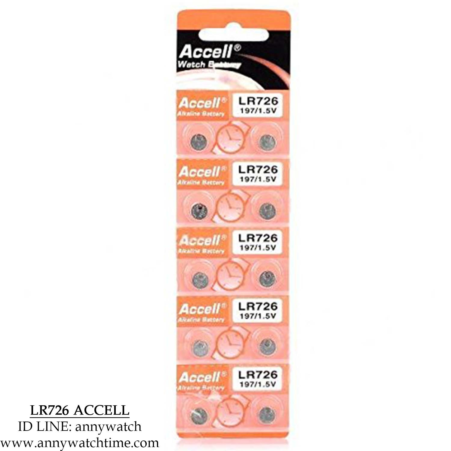 ถ่าน LR726 ACCELL