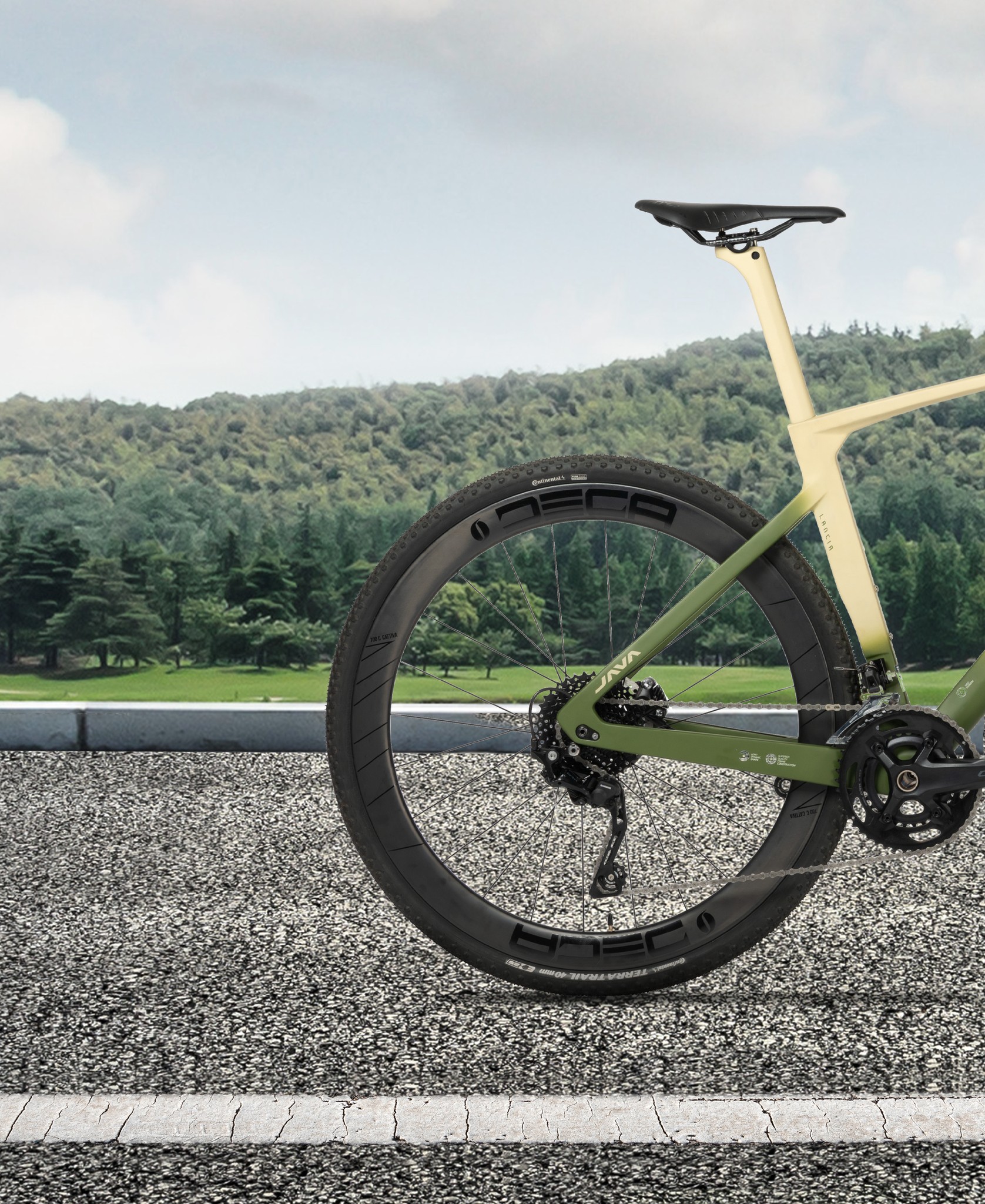 จักรยานเสือหมอบกราเวลไบค์ JAVA LANCIA Gravel Bike Shimano Ultegra Disc R8020 22sp ตัวเฟรมทรง All Around 2022