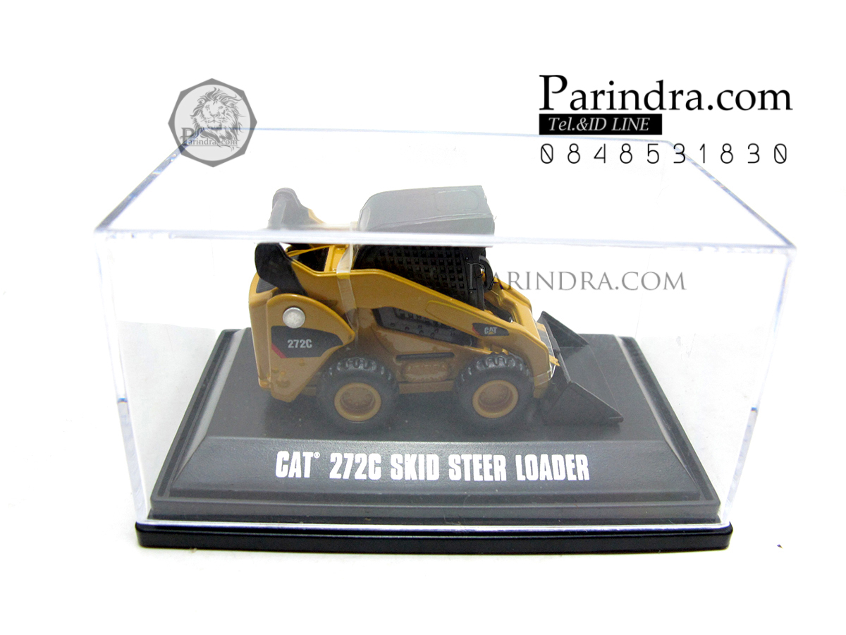 โมเดลรถเหล็กมินิ รถตักดิน รถแม็คโคร Cat 272C Skid Steer loader