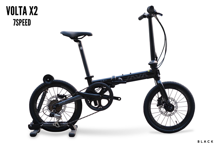 JAVА VOLTA X2 จักรยานพับได้ 16 นิ้ว | เบรกน้ำมันไฮดรอลิค | เกียร์ Shimano 7 สปีด | เฟรมอลูมิเนียมน้ำหนักเบา 10 กก.