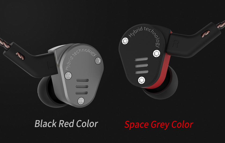 ขาย KZ ZSA หูฟัง Hybrid 2 ไดร์เวอร์ (1DD+1BA) ถอดสายได้