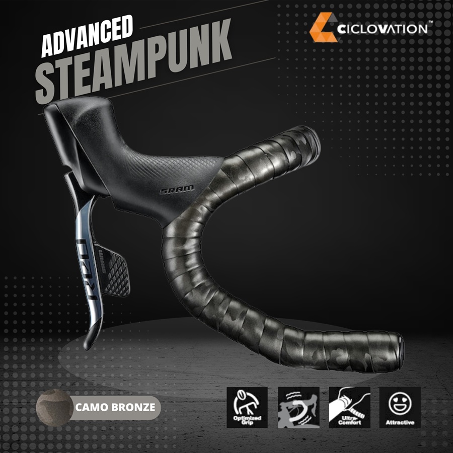 ผ้าพันแฮนด์ CICLOVATION Advanced Leather Touch - Steampunk