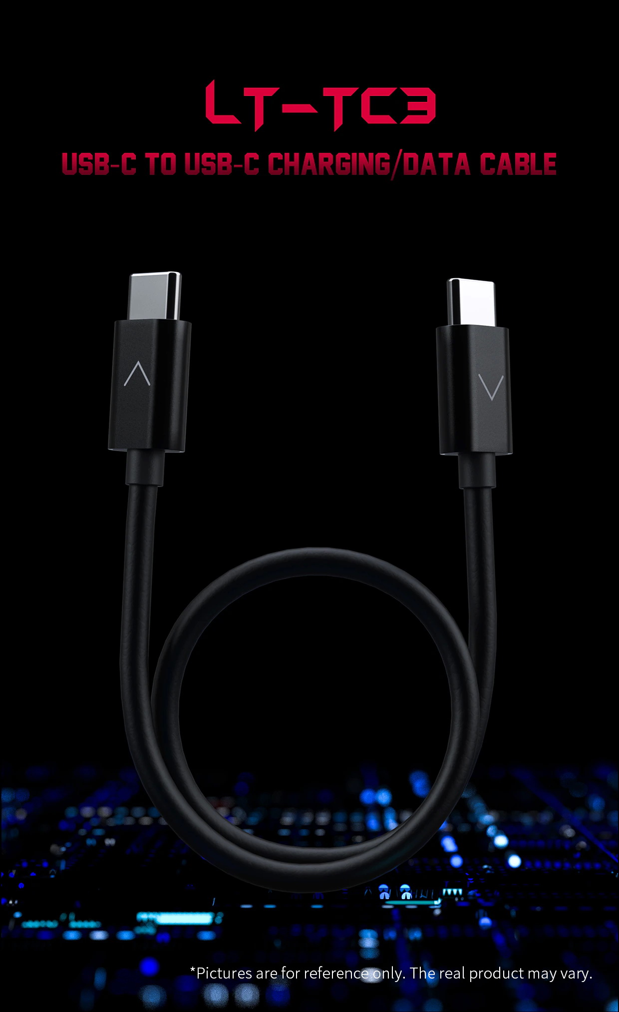 ขาย FiiO LT-TC3 สายชาร์จ/ดาต้า USB-C to USB-C สำหรับ มือถือ Androis ต่อกับ DAP