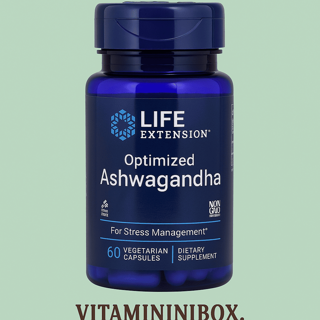 Life Extension, Optimized Ashwagandha Extract, 60 Veggie Caps