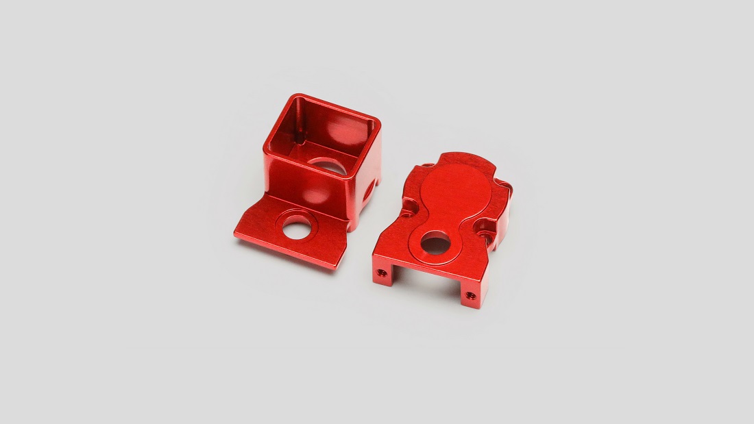 METAL GEARBOX CASE RED MX0002-R