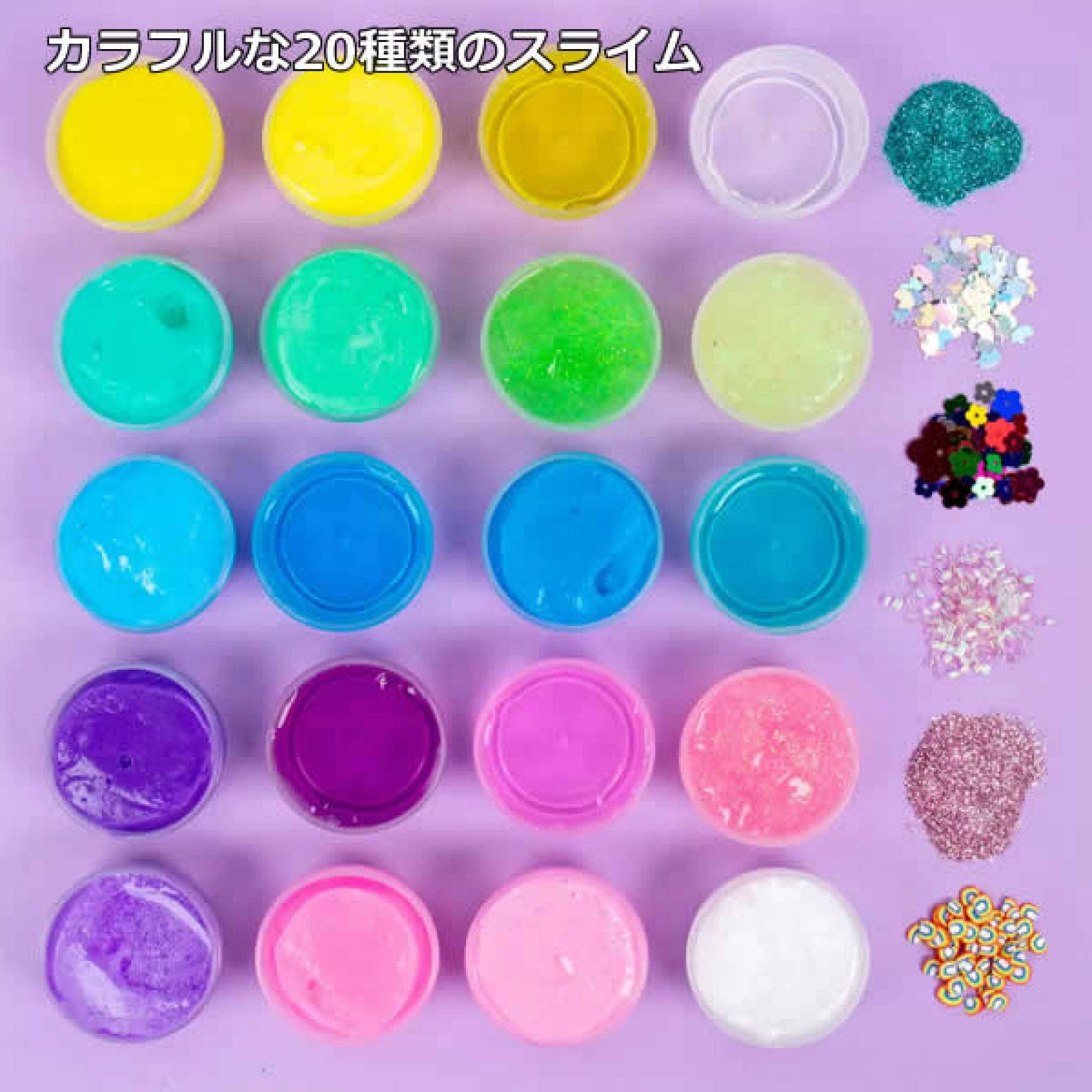 สไลม์ SLIMYGLOOP Slime อุปกรณ์ตกแต่ง 10 ชุด เลือกลาย ฉลาม ยูนิคอร์น L