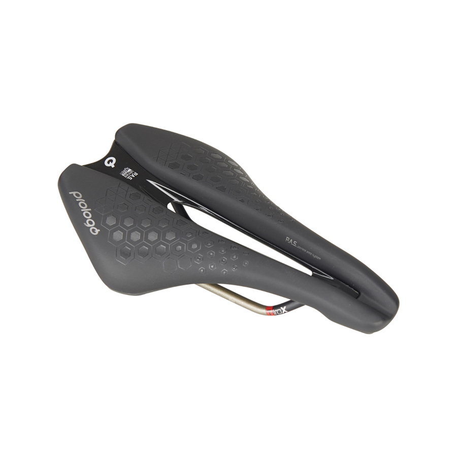เบาะจักรยานแบรนด์ PROLOGO รุ่น DIMENSION-TRI 245x143 TIROX HARDBLACK AM'20 NEW2024