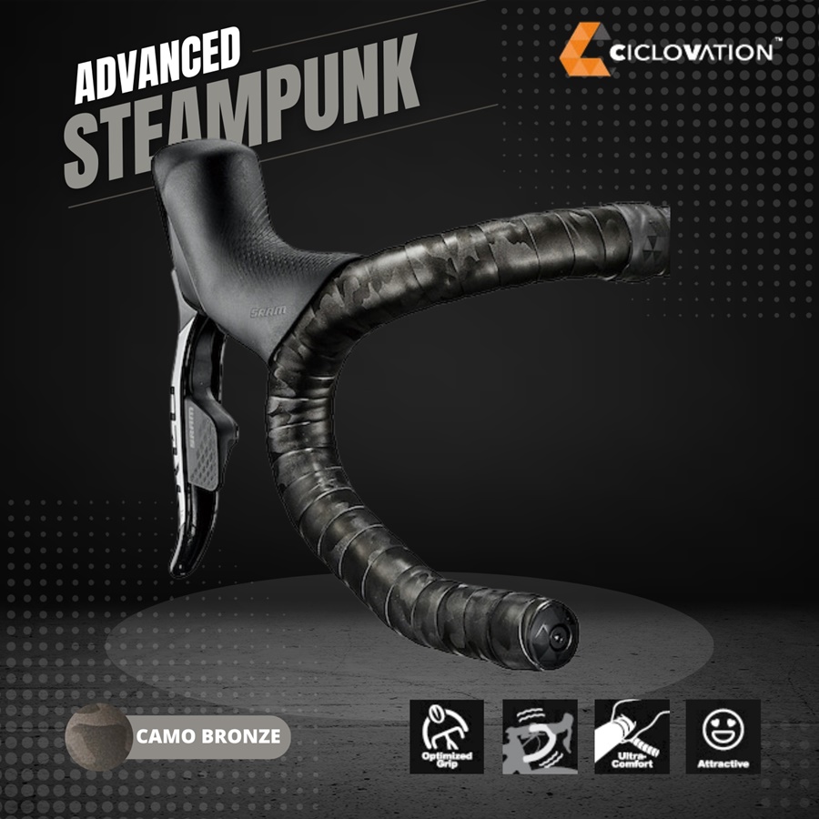 ผ้าพันแฮนด์ CICLOVATION Advanced Leather Touch - Steampunk