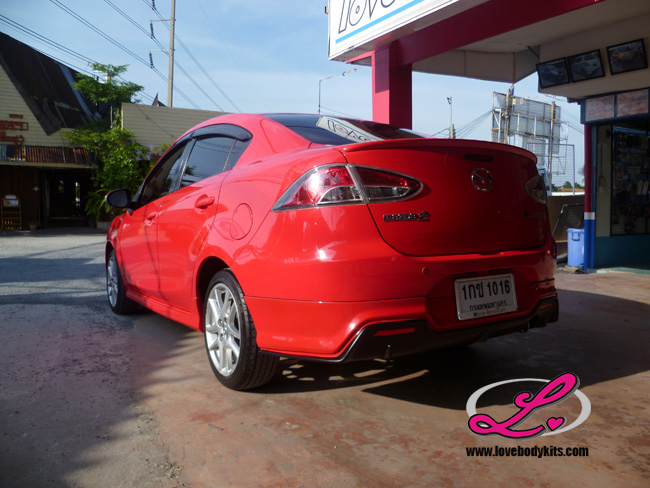 สเกิร์ตหลัง MAZDA 2 SEDAN LIMITED EDITION : 2011-2014 / 4 ประตู