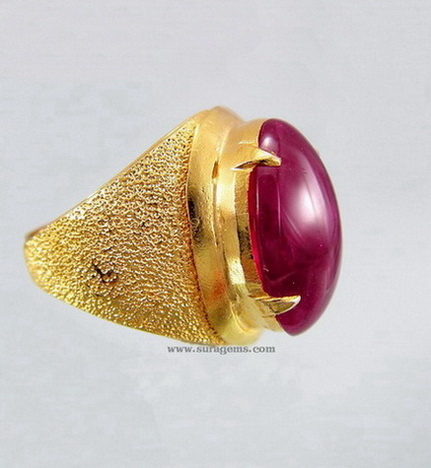 ทับทิมพม่า Natural Burma Ruby ใบเซอร์AIGS ทรงมาร์คีส์ สีแดงเลือดนกสดสวย รูปสวยทรงงาม ขนาด 17.21x11.39x5.89 มม. นน. 10.15 ct.