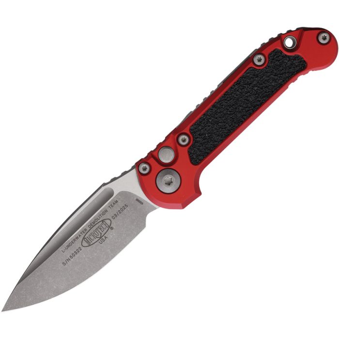 Microtech LUDT Gen III S/E - Red Handle - Apocalyptic Blade