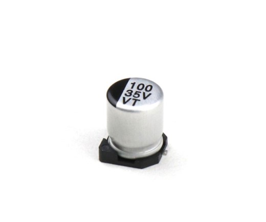 คาปาซิเตอร์ , 33uF 25V ,Size 6.3x5.4 ระยะห่างขา 2.2mm