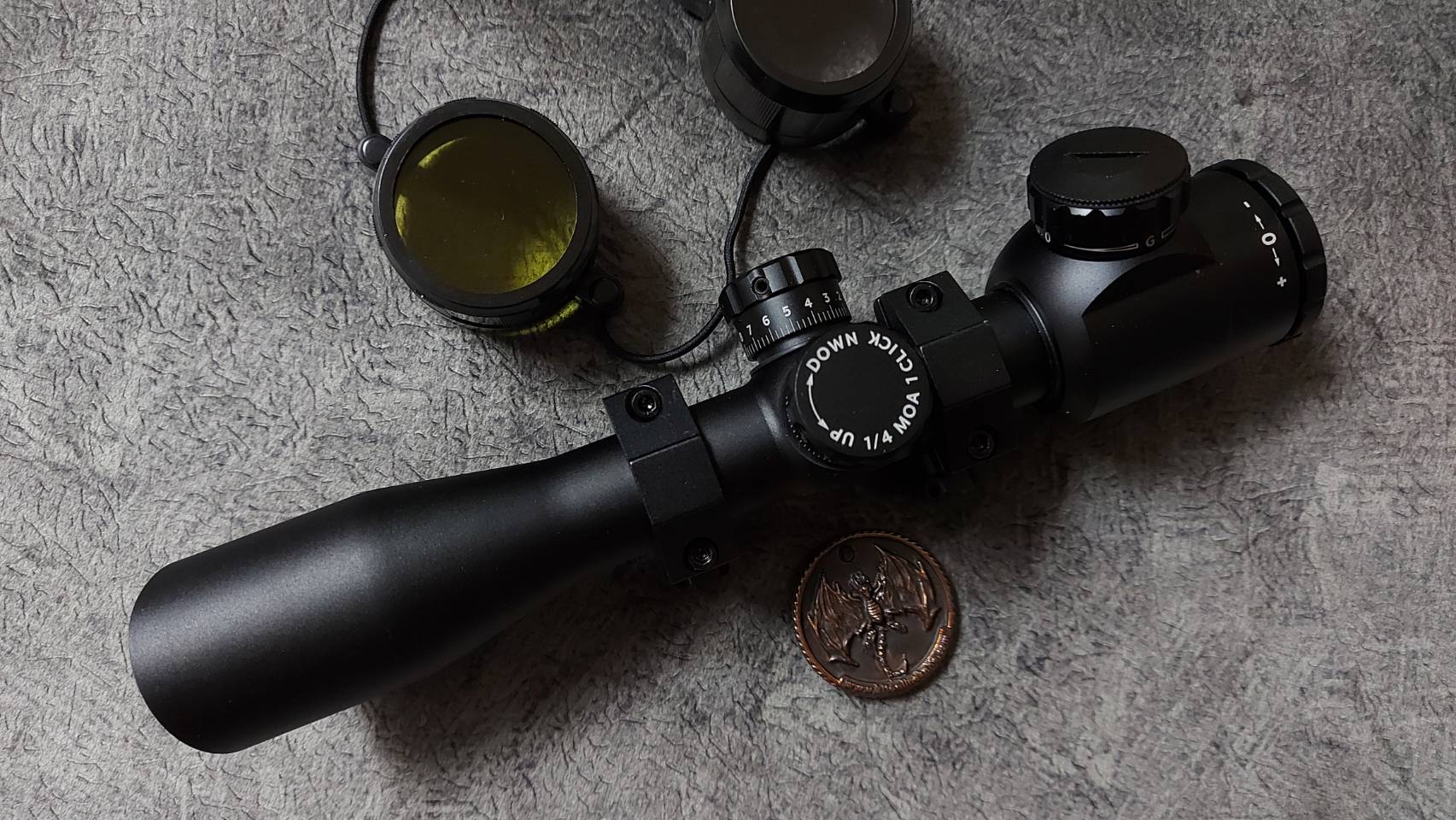 SCP TAC 4X32 IR RINGS BLK