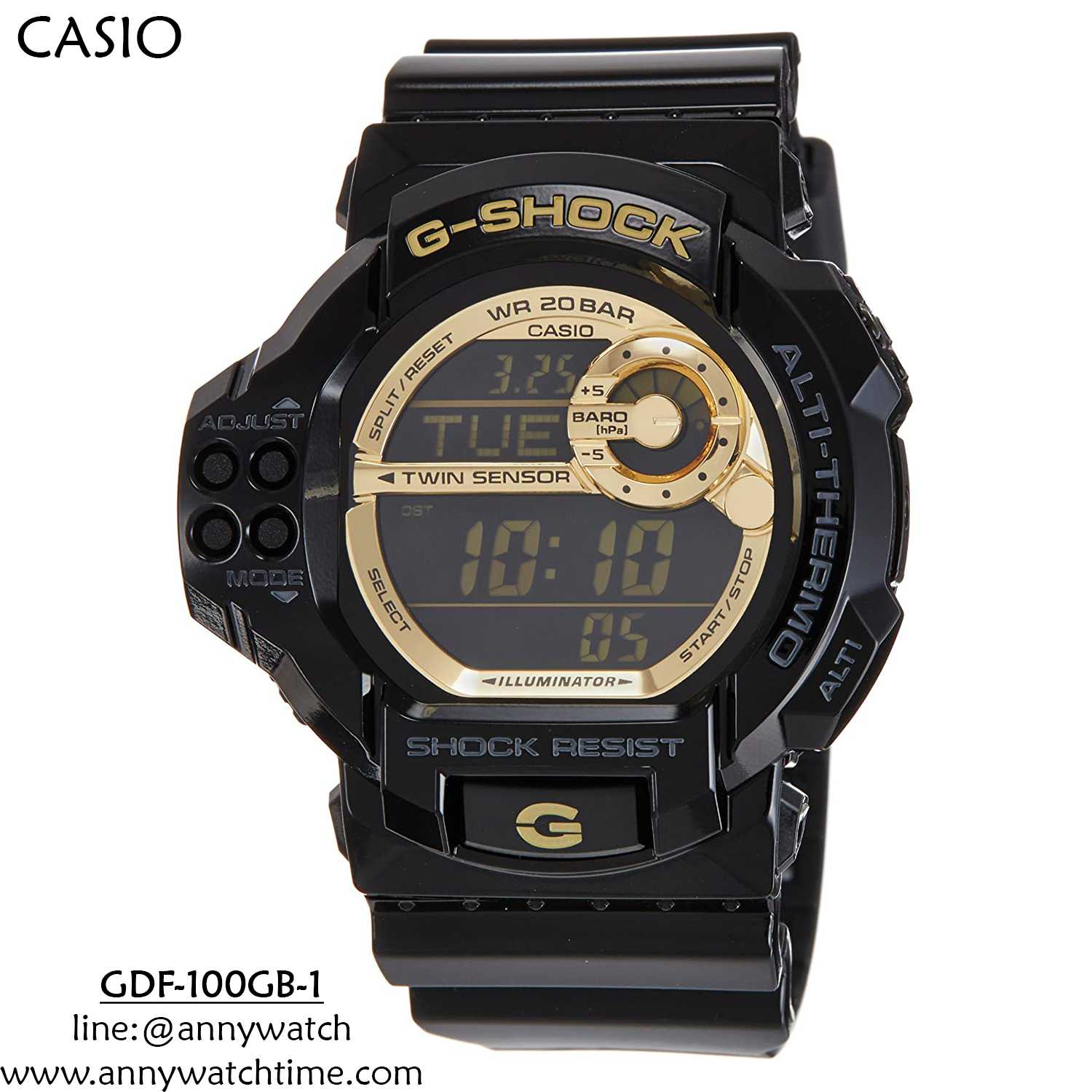 G-SHOCK GDF-100GB-1