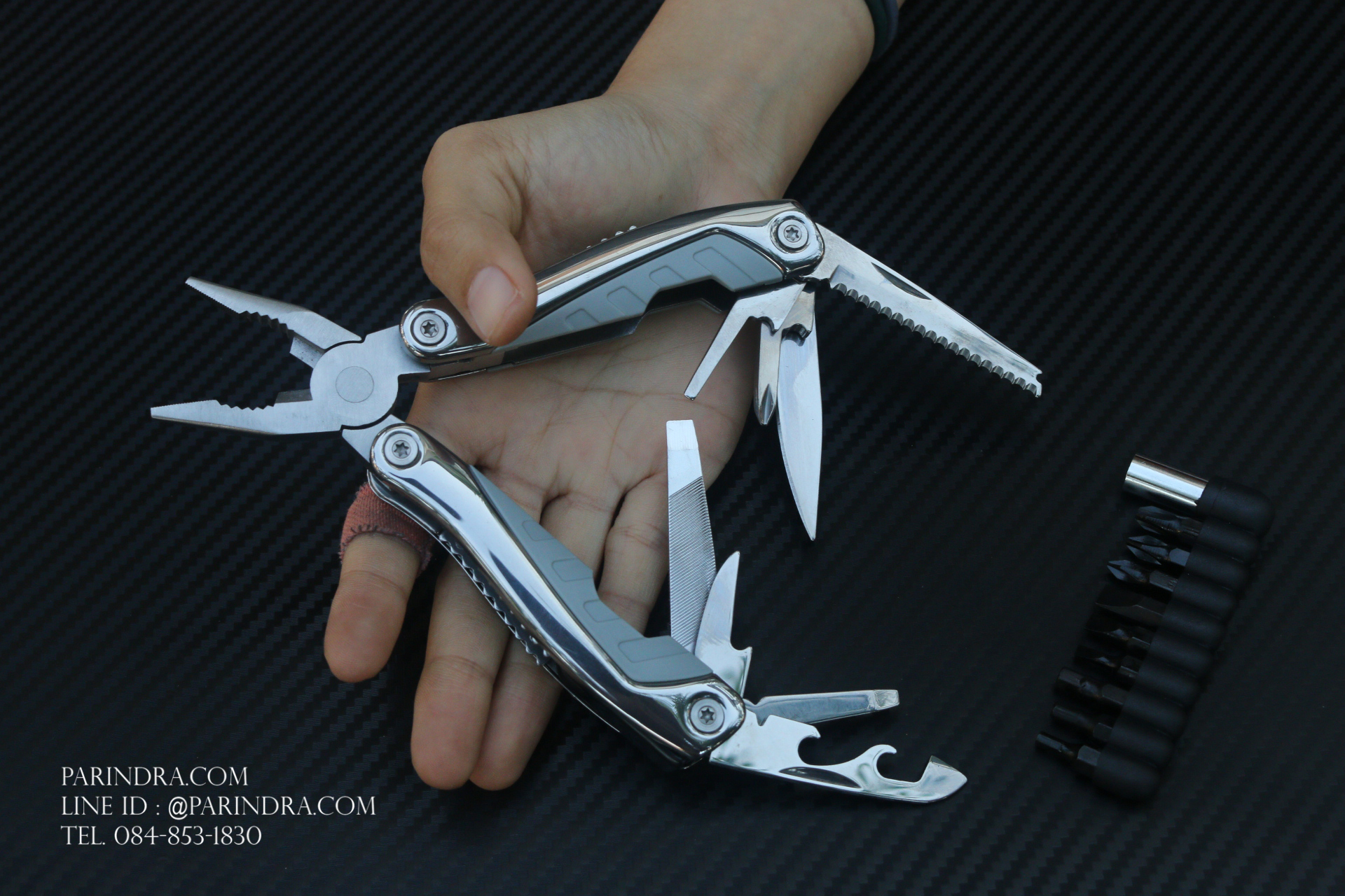 ชุดเครื่องมือเอนกประสงค์ Traveler Multi - tools (ตัวใหญ่) มีตัวล๊อค ใช้ดีมาก #TRV002
