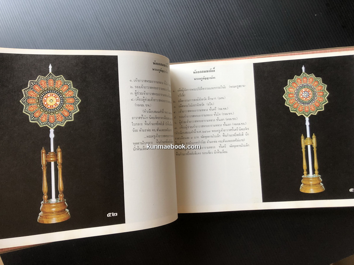 ทำเนียบพัดยศสมณศักดิ์ ที่ระลึก ในการสมโภชหิรัณยบัฏ พัดยศฯ พระสาสนโสภณ วัดเทพศิรินทราวาศ