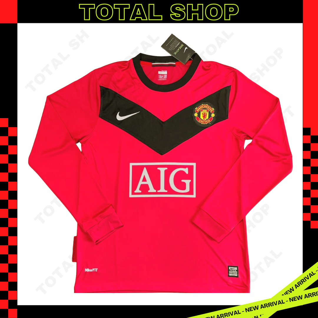 Manchester United 2009/10 Vintage Jersey เสื้อฟุตบอลแมนยูย้อนยุค AIG