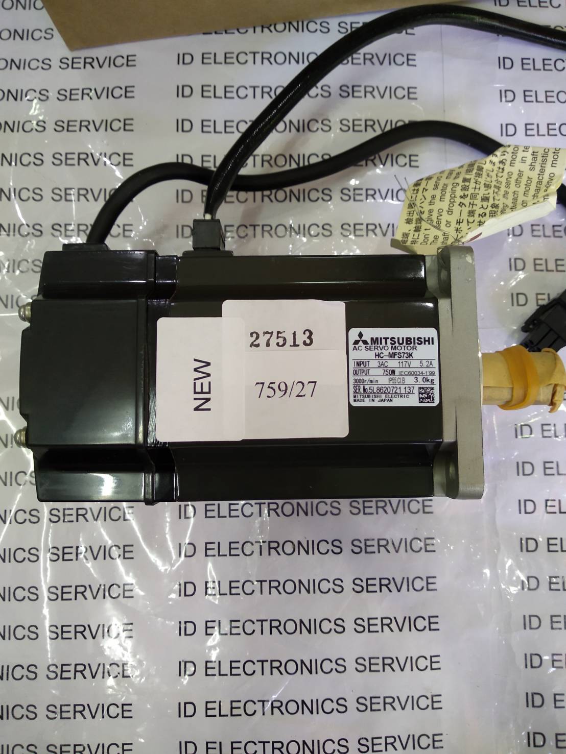 SERVO MOTOR " MITSUBISHI " รุ่น HC-MFS73K