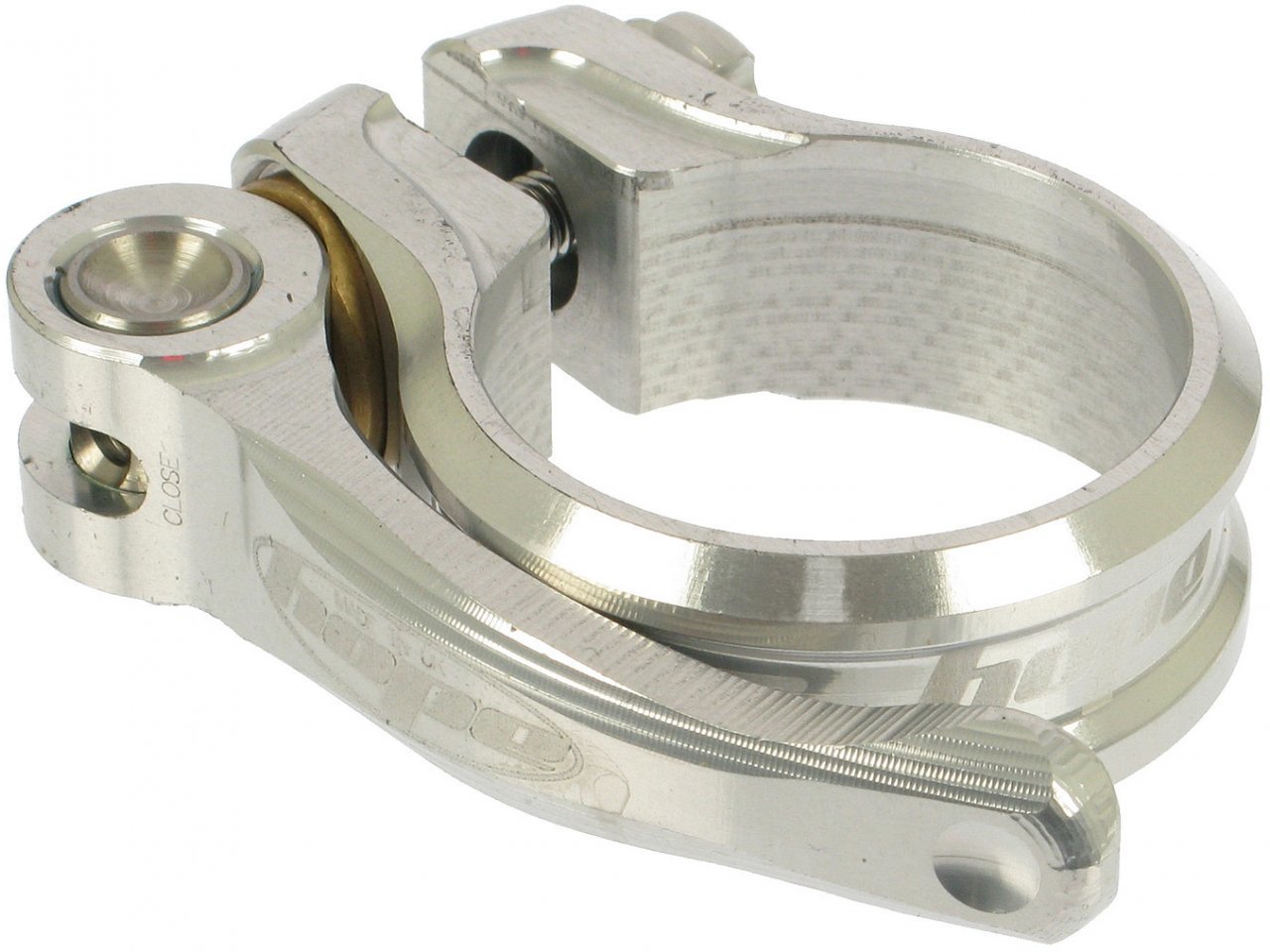 ห่วงรัดหลักอาน HOPE SEATCLAMP QUICK RELEASE TYPE มีขนาด 36.4 มม. สีแดงและสีควันบุหรี่ Quick release Seatpost Clamp