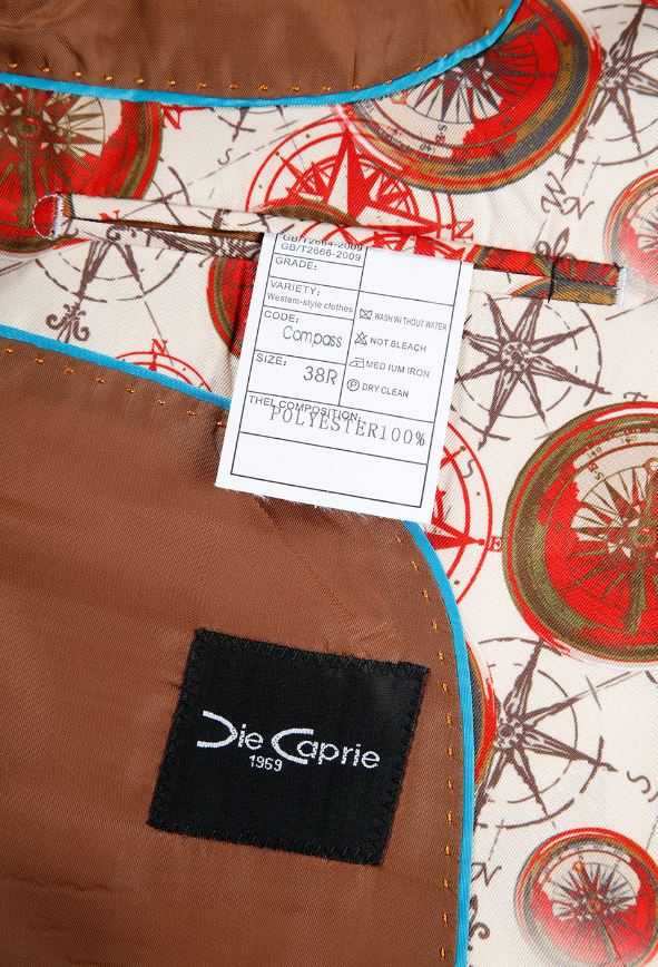 Pre-order เสื้อสูทชายแฟชั่น ลายกราฟฟิก สีสดใส ** เฉพาะเสื้อ**