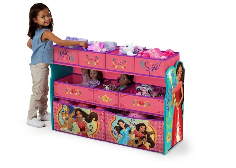 Elena of Avalor Deluxe Multi-Bin Toy Organizer ชั้นเก็บของเด็ก ลาย Elena ขนาดใหญ่