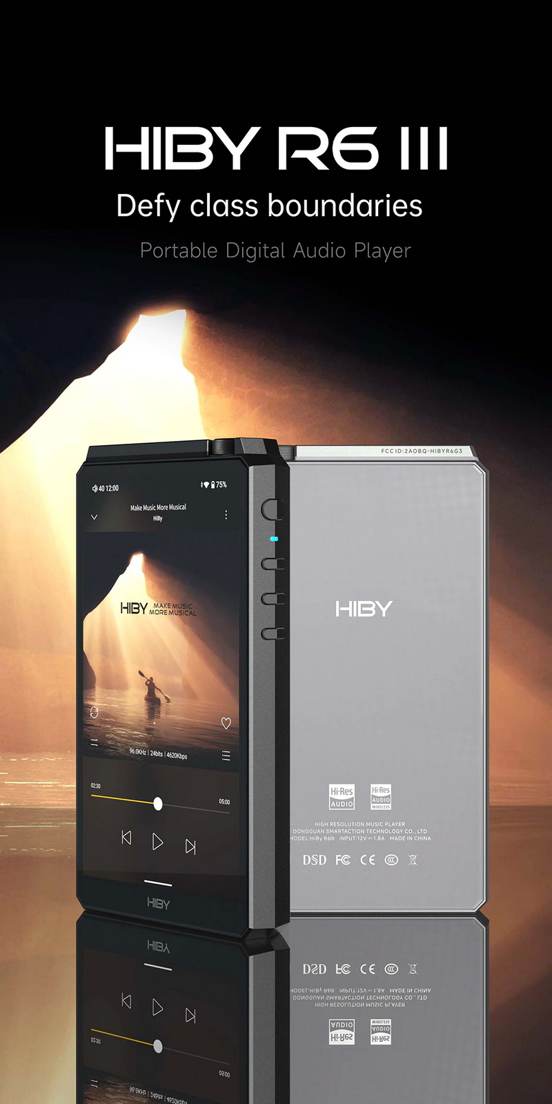 Hiby R6iii DAP พกพาระดับเรือธงปรับ Class แอมป์ได้ รองรับ MQA ประกันศูนย์ไทย