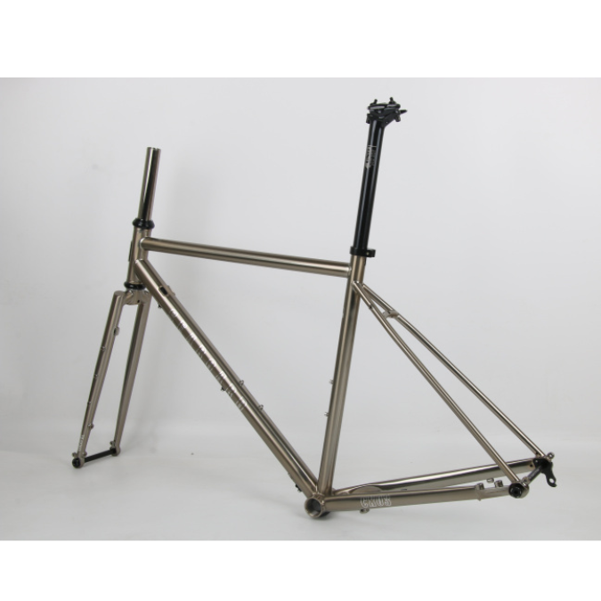 เฟรมจักรยาน SEABOARD CX03 Gravel เซ็ตเฟรมโครโมลี่ ล้อ 700C แกนใหญ่ Thru-Axle – ปั่นได้ทุกเส้นทาง