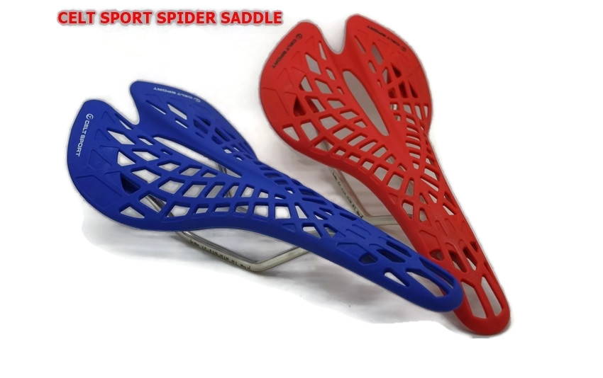 เบาะแมงมุม เบาะจักรยาน CELT Sports SPYDER SADDLE, CS-D01 แบบตาข่าย