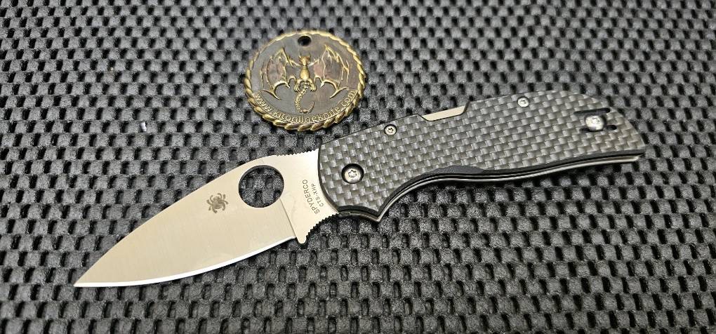 Spyderco Chaparral Carbon Fiber Folding Pocket Knife (Discontinued)