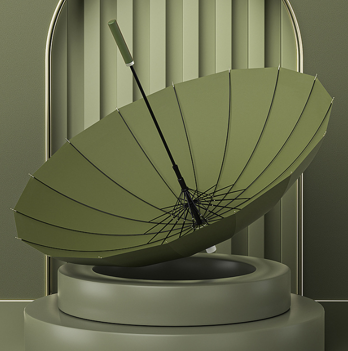 ร่มพับตอนเดียว 23 นิ้ว 16 ก้าน ปลอกถ้วย รุ่น LY-ZZ23160035#1