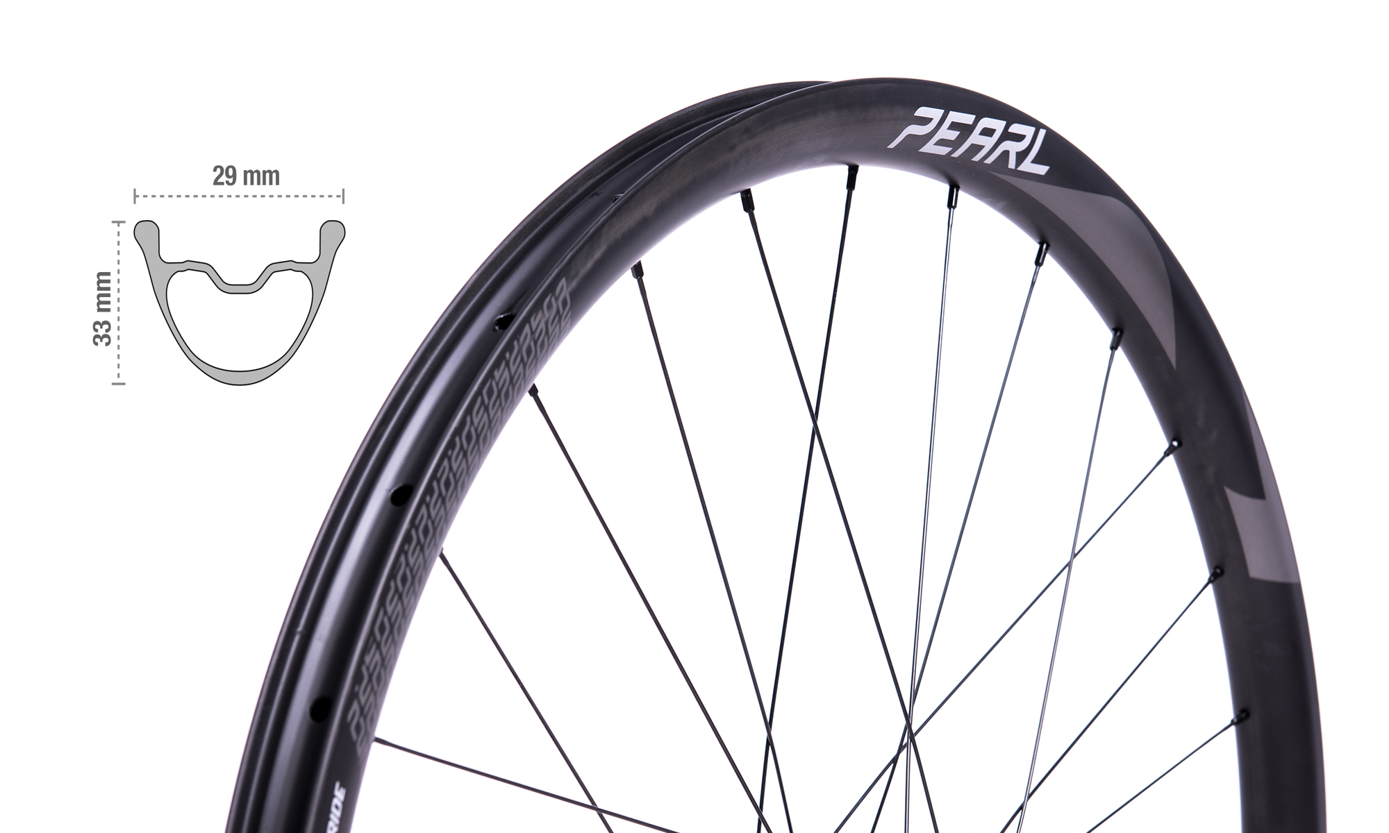 ชุดล้อเสือภูเขา PEARL Mountain Ride Carbon 29er 11speeds โม่ชิมาโน่ Boost 15*110/ 12*148mm.