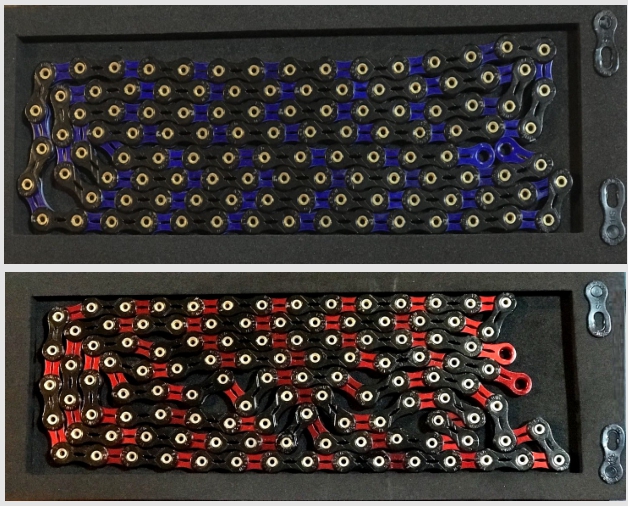 โซ่ SUMC, SX11 SL, โซ่ 11 Speed Diamond Chain with Connector 116L เซาะร่องไทเทเนี่ยม มีสีเหลือง/ดำ