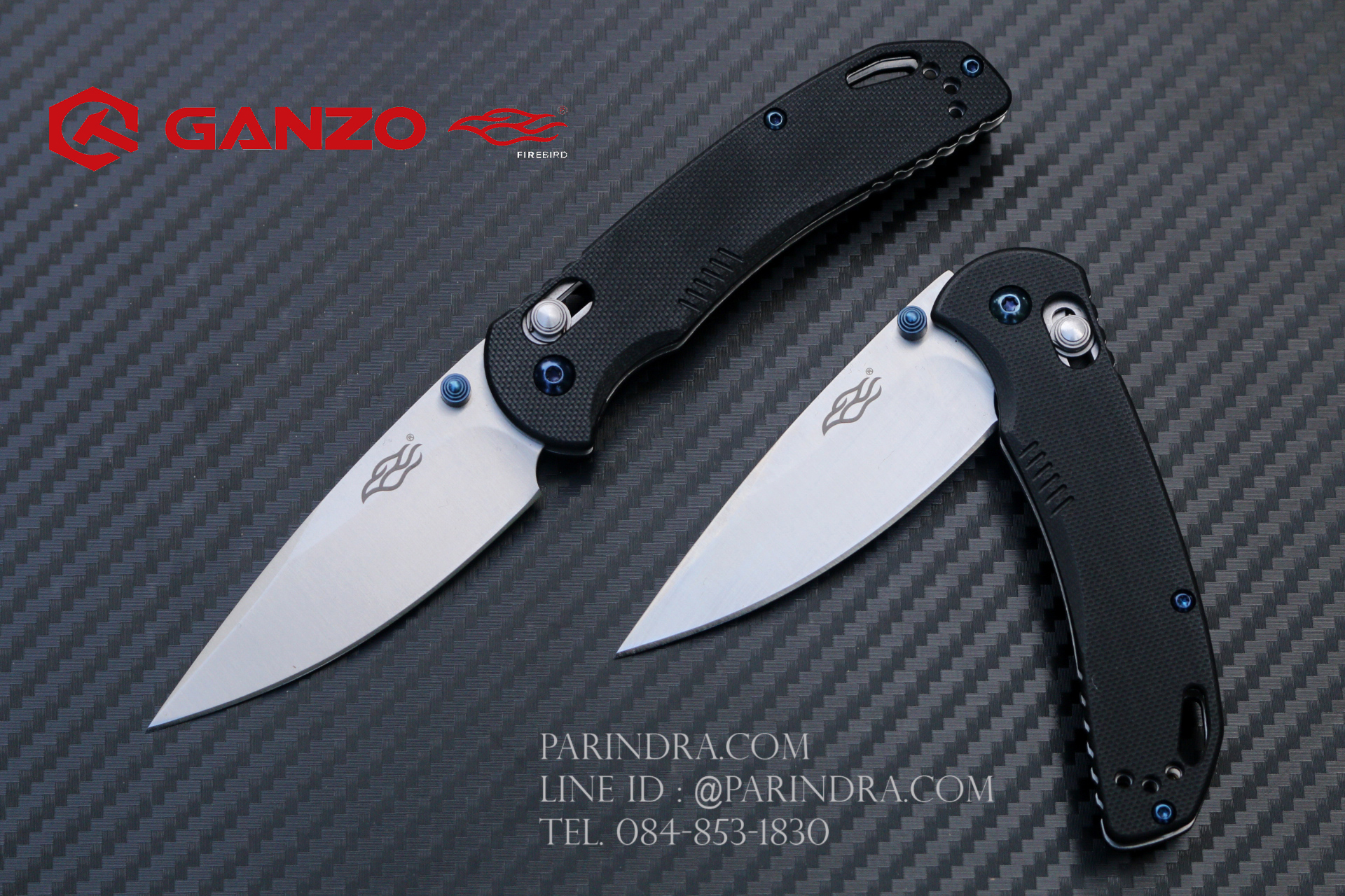 ใหม่ !!! มีดพับ Ganzo Firebird รุ่นเล็ก F753M1-BK ด้ามสีดำ ของแท้ 100%