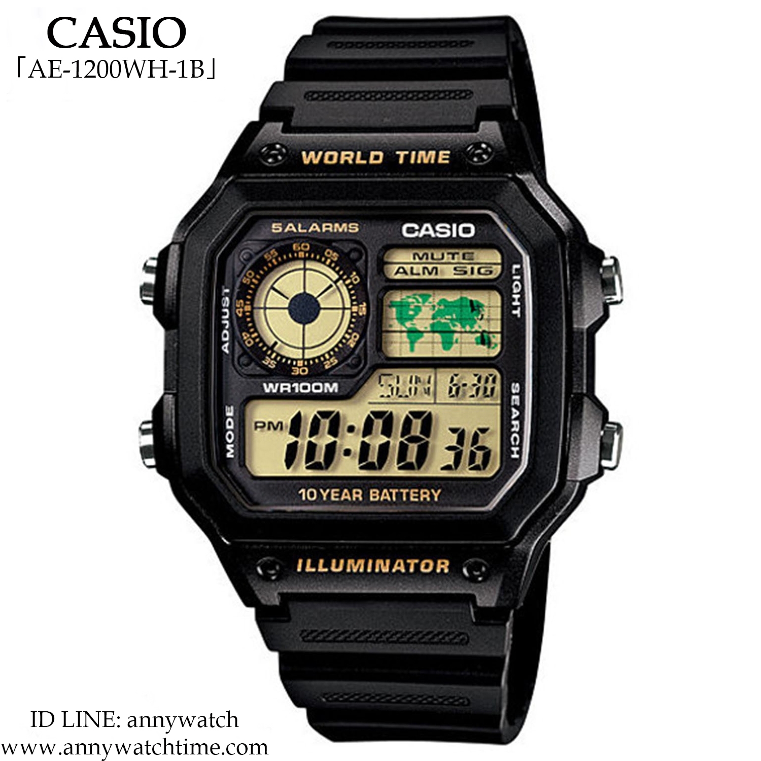 CASIO AE-1200WH-1B