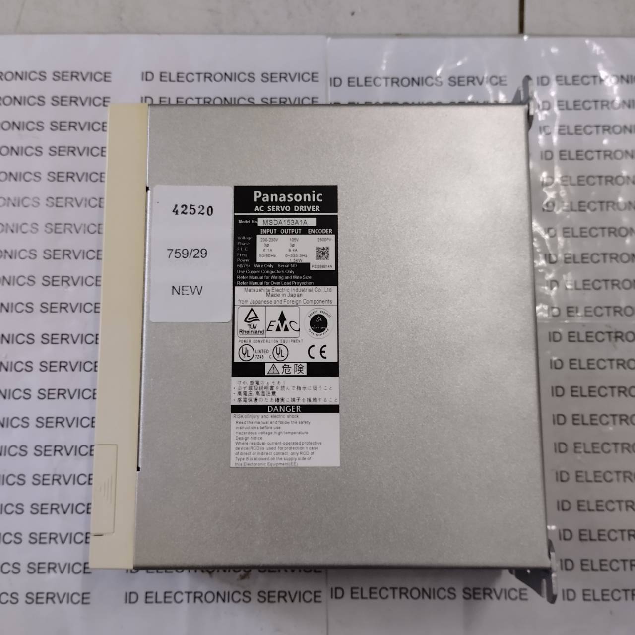 SERVO DRIVE “ PANASONIC ” รุ่น MSDA153A1A