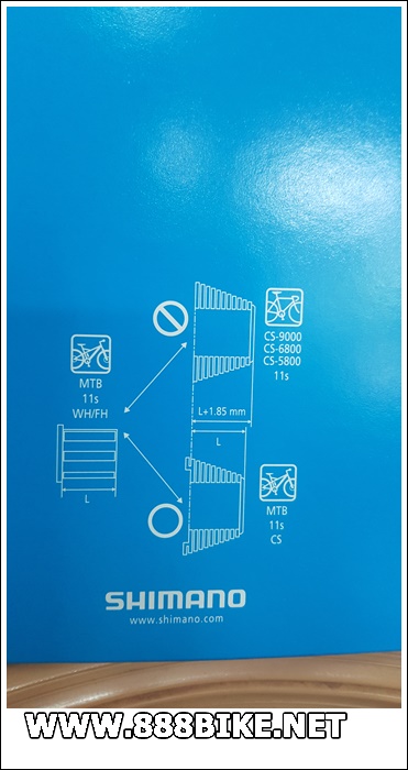 เฟือง XT 1x11 สปีด 11-46T (มีกล่อง) ,CS-M8000-11-46T, ICSM8000146