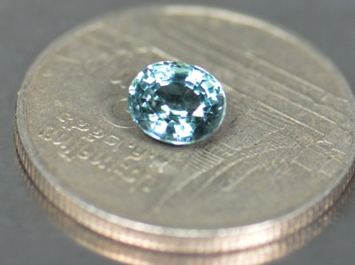 มรกตบางกะจะ (Green Sapphire) 0.61 กะรัต