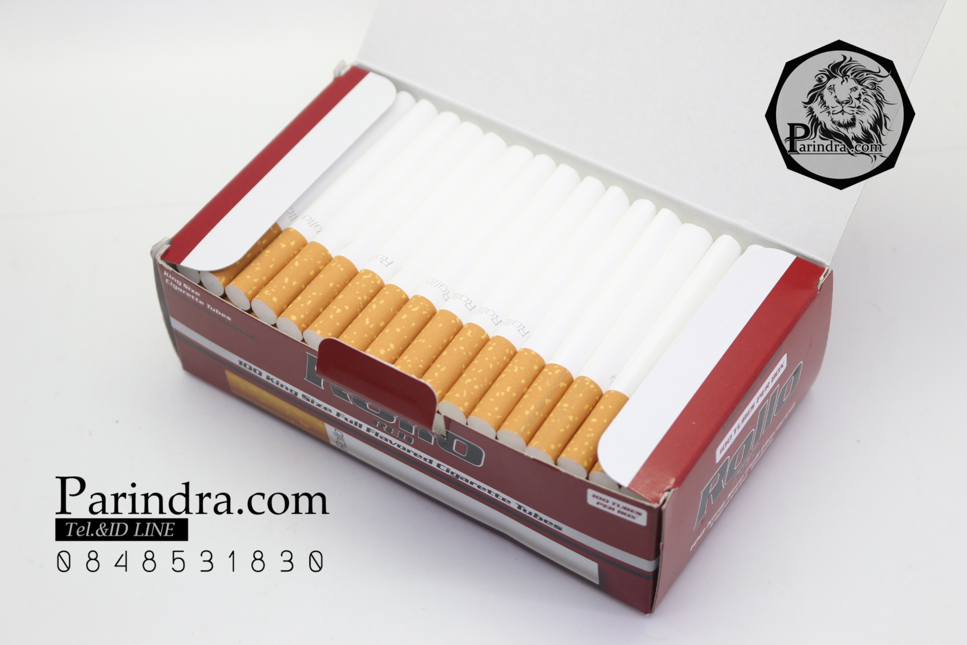 มวนเปล่า ROLLO Red ก้นแดง กล่องเล็ก