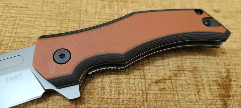 Fawkes Orange W/ D2 Blade Steel
