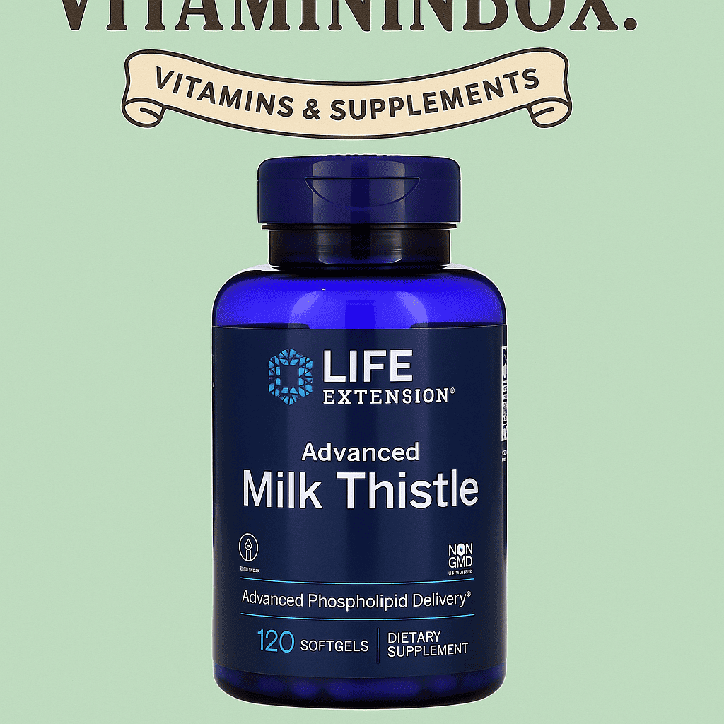 Life Extension, European Milk Thistle 120 Softgels
