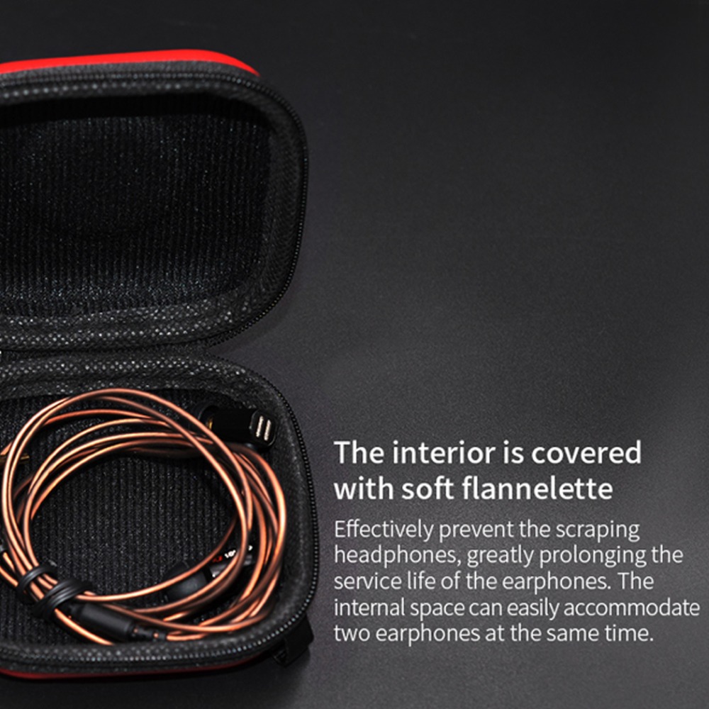 ขาย KZ PU เคสเก็บหูฟังเกรดพรีเมี่ยมหนัง PU ช่วยป้องกันหูฟังตัวโปรดของคุณ